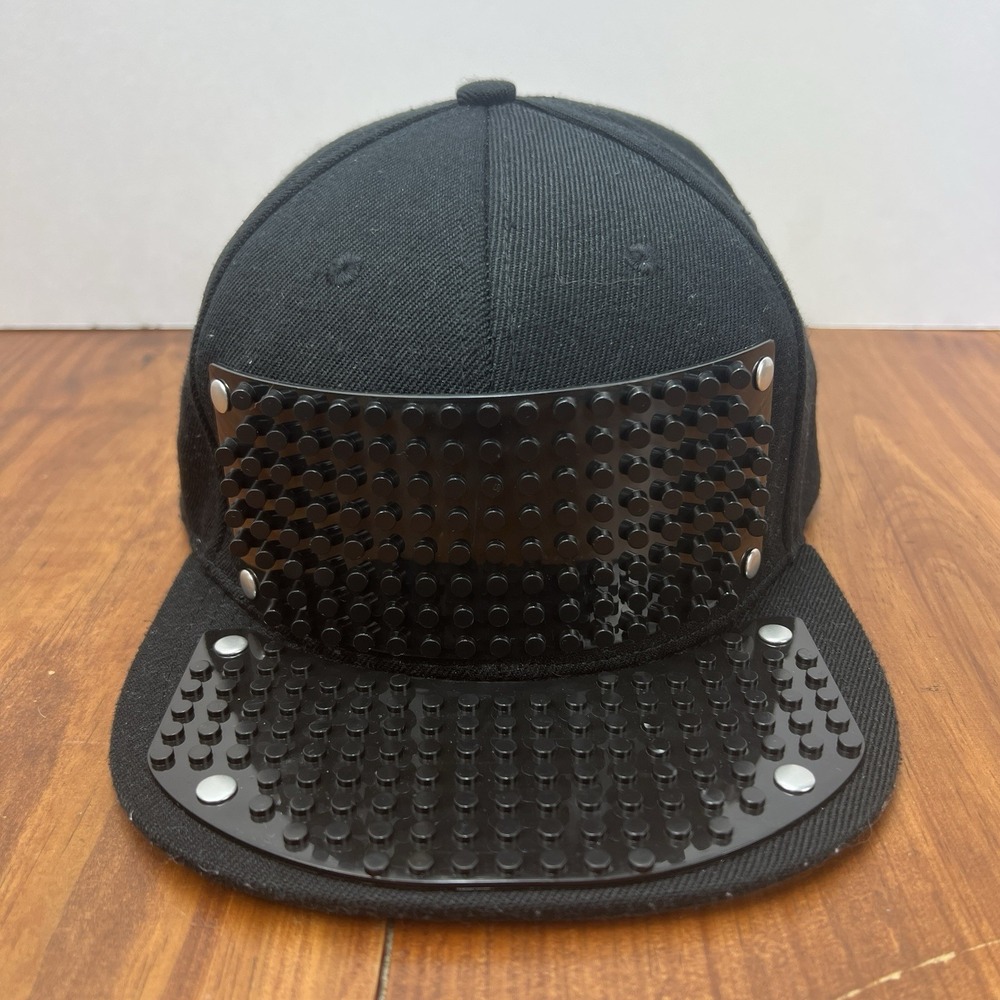 Elope Black Snapback Hat Building Brick Panel Flat Bill Cap Adult Janet Jackson